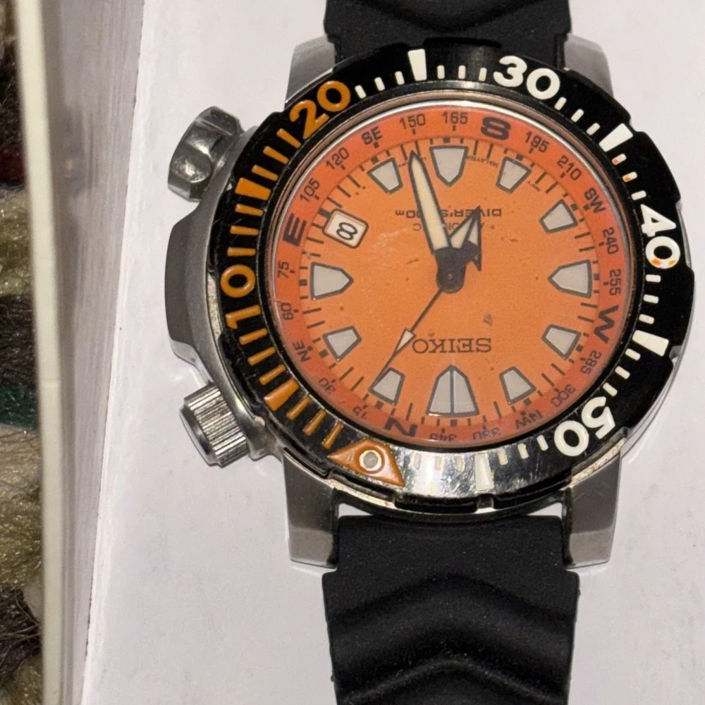 RARE Seiko Land Monster Divers 23 Jewels 200M 7S35-00F0 Automatic Men's Watch‎